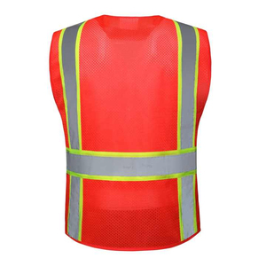 High Visibility <b>Reflective</b> Safety <b>vest</b> Custom Color Traffic Waistcoat Construction Work Standard Safety Running <b>Vest</b> - Product Image 3