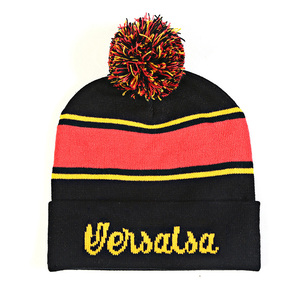 2026 Winter Hat Hot Selling <b>Beanie</b> Custom Logo Acrylic Knit Jacquard <b>Beanie</b> Hat Wholesale iow moq - Product Image 2