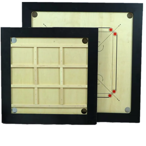 Tablero Carrom de madera contrachapada de tamaño pequeño de alta calidad con moneda de madera y Striker para deportes y entretenimiento - Product Image 2