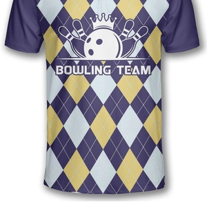 Sublimación personalizada Reversible de secado rápido de alta calidad impresa 100% poliéster ligero camisas de bolos Unisex OEM - Product Image 3