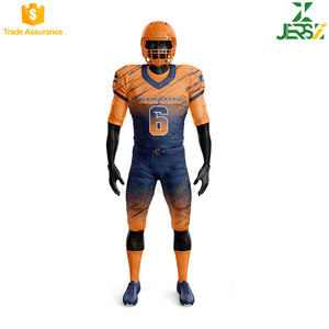 Uniformes de football américain personnalisés sublimés professionnels respirants en polyester 100% avec logo personnalisé – Vente en gros - Product Image 5