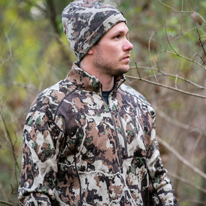 Nouveau sweat à capuche zippé pour homme en toile de haute qualité, nouvelle arrivée, imperméable, vêtement de chasse respirant 100% polyester motif Real Tree - Product Image 2