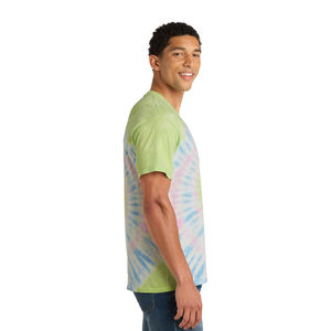 Camiseta Tie Dye Premium para Hombre, 100% Algodón, Informal, Veraniega, con Patrón en Espiral, Cómoda, Estilo Urbano - Product Image 4