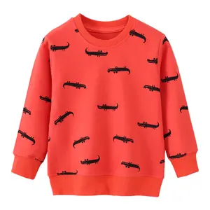 Pull-over surdimensionné à col ras du cou en coton épais imprimé sur mesure par OEM Sweat-shirt bon marché pour hommes - Product Image 2