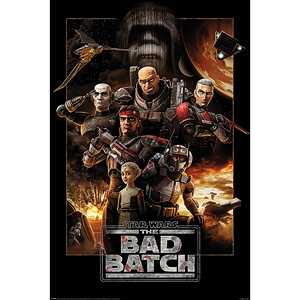 Póster de Star Wars: The Bad Batch de Estilo Moderno, Secuela de The Clone Wars, para Decoración de Pared - Product Image 1