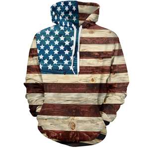 Sweat à capuche à sublimation avec impression personnalisée de haute qualité pour hommes Streetwear-Couleurs et tailles entièrement personnalisées - Product Image 1