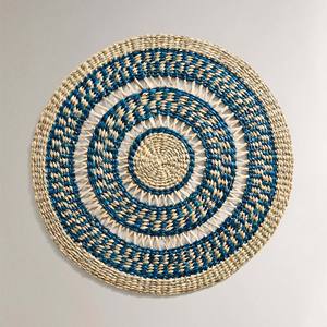 Mantel Individual Redondo de Pasto Marino Tejido a Mano, Mantel Individual de Ratán Ecológico para Decoración de Cocina y Mesa - Product Image 1