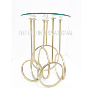 Ensemble de 2 tables d'appoint de salon, nouveau, simple, de haute qualité, moderne, style nordique, forme circulaire supérieure - Product Image 2