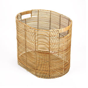 Cesta de almacenamiento de ratán de bambú de nuevo diseño, cesta tejida, decoración de muebles de habitación de Color personalizado - Product Image 2