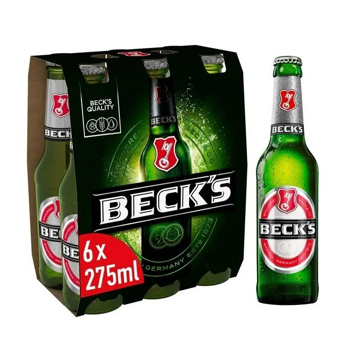 Cerveza BECKS al por mayor 5% Alcohol Lata de 500ml y 0.3% Botellas sin alcohol de 330ml Mejores precios del mercado a la venta