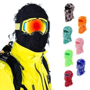 Masque intégral personnalisé en tricot, cagoule à un trou, bonnet en tricot camouflage, cagoule usée - Product Image 2