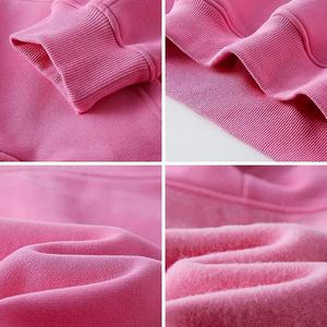 Sweat à capuche doux et confortable pour femmes en tissu de coton épais, idéal pour l'impression personnalisée, la broderie et le style personnel - Product Image 4