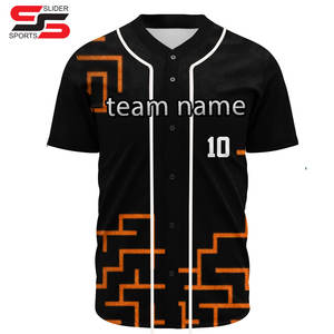 Maillot de baseball le plus vendu, personnalisable gratuitement, mode masculine, impression, séchage rapide, vêtements de baseball en gros, maillot de baseball - Product Image 5