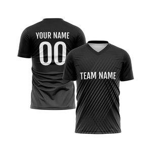 Maillot de football avec numéro de logo de nom de sublimation de conception de dégradé de couleurs d'équipe pour les joueurs - Product Image 5