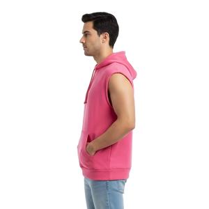 Camiseta sin Mangas con Capucha para Hombre, Informal, de Tela Suave y Elástica, para Gimnasio, Fitness, Entrenamiento Muscular - Product Image 4