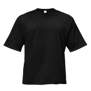 T-shirt simple uni 100% coton pour hommes, coupe ample, décontracté, à manches courtes, pour hommes, à vendre, T-shirts à bas prix - Product Image 6