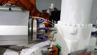Máquina de Tallado de Piedra Robótica de Alta Precisión de 7 Ejes para Escultura 3D