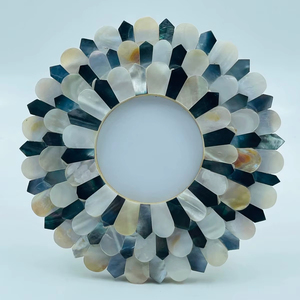 สัจพจน์สามชั้นที่เป็นเอกลักษณ์ของแม่มุกกรอบรูปทำด้วยมือสไตล์วินเทจของตกแต่งผนังกรอบรูปศิลปะผนังของตกแต่งบ้าน - Product Image 1