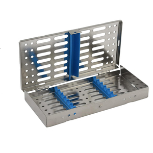 Bandeja de malla de alambre para estante de casete de esterilización con tapa para instrumentos dentales quirúrgicos Bandejas de esterilización - Product Image 2
