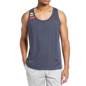Vêtements de sport sans manches nouveau style débardeur pour hommes en stock débardeur en coton et polyester pour hommes - Product Image 2