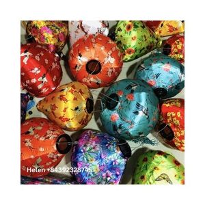 Linterna de seda hecha a mano, el mejor diseño y linternas decorativas coloridas, linterna de seda de nuevo diseño hecha en Vietnam - Product Image 6