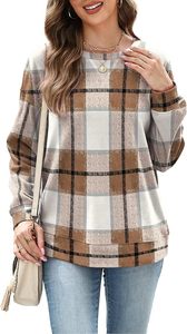 Sweat-shirt à manches longues pour femmes, pull chaud et confortable, idéal pour un usage quotidien et en plein air - Product Image 3