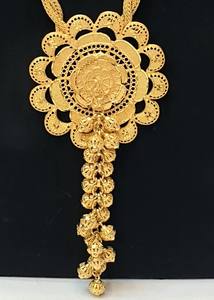 Ensembles de bijoux en strass vintage plaqué or 24 carats personnalisés pour les mariages, les fêtes et les cadeaux - Product Image 4