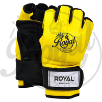 Gants d'entraînement de Muay Thai et de kick-boxing avec sangle de poignet réglable, antidérapants, professionnels, en cuir PU hybride MMA