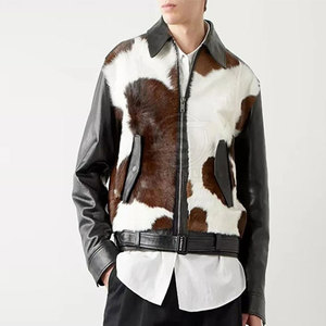 Chaqueta de Cuero Vacuno para Hombre de Primera Calidad, Diseño Único en la Parte Delantera, Chaqueta de Invierno Ecológica Hecha en Pakistán, Venta al Por Mayor - Product Image 6