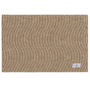 พรม KINETIC Mocha ขนาด 50x75 ซม. ผลิตจากโพลีโพรพิลีน 100% ด้านหลังกันลื่น ดีไซน์ทันสมัย เรียบหรู ดูดี มีระดับ เหมาะสำหรับตกแต่งภายในบ้าน พรมเช็ดเท้าหน้าประตู พรมครัว - Product Image 1