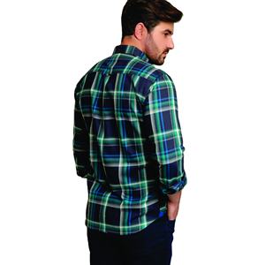 เสื้อเชิ้ตแขนยาวโอเวอร์ไซส์สำหรับผู้ชาย, เสื้อผ้าฝ้ายหลากสีลำลองใหม่มีในสต็อก - Product Image 5