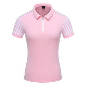 Polo de golf liso de alta calidad con diseño personalizado al por mayor para mujer, camiseta polo deportiva informal para mujer con logotipo personalizado - Product Image 2
