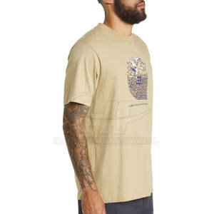 Service OEM, prix de gros, t-shirt pour homme, nouveau style, sur mesure, écologique, respirant, séchage rapide, t-shirt en polyester/coton - Product Image 2
