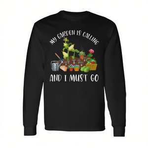 Camiseta de manga larga para jardinería My Garden Calls para entusiastas del jardín - Product Image 2