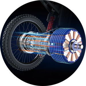 EKX X21 Max moto électrique tout-terrain 3000W moteur sans engrenage sans balais adulte 60V batterie au Lithium haute vitesse Ebike vélo - Product Image 4