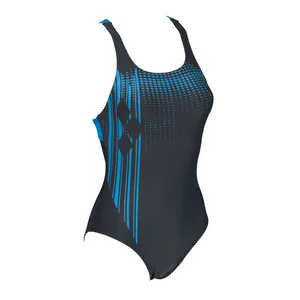 顶级女式泳衣一体式泳衣纯色加大码泳衣独特风格来样定做标志泳衣