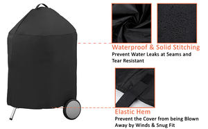 Housse de barbecue <span class=keywords><strong>anti</strong></span>-UV, <span class=keywords><strong>anti</strong></span>-pluie et <span class=keywords><strong>anti</strong></span>-neige 210D, best-seller, légère, résistante aux déchirures, pour la plupart des barbecues - Product Image 5