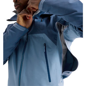 Veste Softshell Légère pour Hommes Personnalisée Imperméable à Capuche pour la Course et l'Escalade Tissu Polyester Vente en Gros - Product Image 4