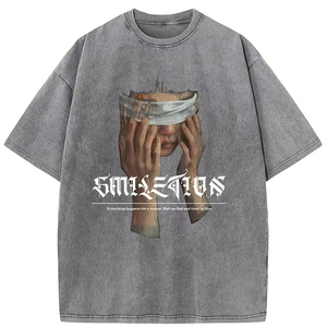 Venta al por mayor 2024 Camiseta de hombre con mangas cortas 100% Algodón Logotipo personalizado Stock, Ropa a granel, Mezcla de ropa Bale, Ropa usada - Product Image 1