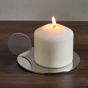 Elegante Portavelas de Vidrio, Moderno Adorno de Mesa, Pieza Decorativa con Estilo, Ideal para Sala de Estar, Dormitorio y Comedor - Product Image 6