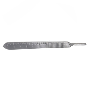Manche de scalpel chirurgical médical en acier inoxydable réutilisable, instrument de chirurgie orthopédique vétérinaire avec étiquette privée - Product Image 5