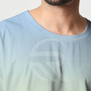 เสื้อยืดโอเวอร์ไซส์พิมพ์โลโก้ตามสั่ง ทรงหลวม ผ้าฝ้าย 100% ไซส์ใหญ่ ระบายอากาศได้ดี เป็นมิตรกับสิ่งแวดล้อม แห้งเร็ว - Product Image 5