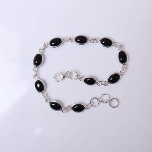 Boho Style Classical <b>Bracelet</b> Jewelry For Women Silver Jewelry 925 Sterling Silver <b>Black</b> <b>Onyx</b> Gemstone Handmade <b>Bracelet</b> Gift - Product Image 2
