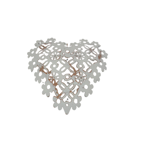 Fabulous Decorative Iron <b>Hanging</b> Heart <b>White</b> Wash Usage for Home and Christmas Decoration Customized Handmade - Product Image 5