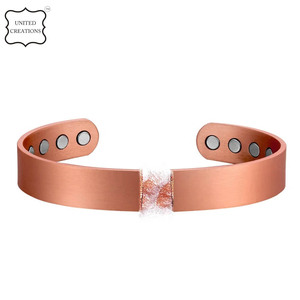 Wholesale Plain <b>Magnetic</b> Copper <b>Bracelet</b> for Men Women Copper <b>Magnetic</b> <b>Bracelet</b> Best Quality Men Magnet <b>Bracelets</b> - Product Image 4