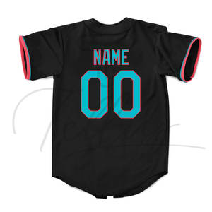 Entrega Rápida, Jersey de Béisbol con Impresión Personalizada, Manga Corta, Transpirable, de Secado Rápido, Azul, Impresión Digital para Hombre - Product Image 2