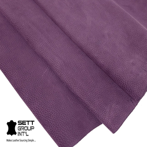 ¡OEM! Cuero de Vaca Morado de Primera Calidad 100% Genuino para Manualidades, Cuero Curtido Grueso de 1.1-1.3MM, Origen Bangladés - Product Image 3