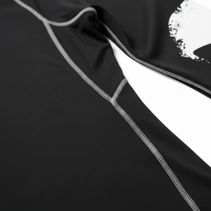 เสื้อรัดรูปผู้ชายระบายอากาศได้ดีสำหรับ BJJ แขนยาว ผลิตจากผ้าสแปนเด็กซ์/โพลีเอสเตอร์ 160 กรัม ขายตรงจากโรงงาน รับสกรีนโลโก้ - Product Image 6