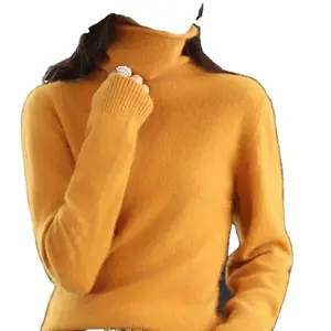 Damen Pullover 2023 Herbst Winter gestrickte Pullover lockeres Baugehemd Modische einfache Oberteile Winterkleidung