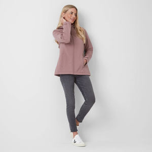 Dernière veste softshell Keld mauve pour femmes avec logo personnalisé Veste d'extérieur manches longues et coupe-vent pour femmes à prix d'usine - Product Image 5